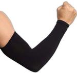 VEPIKZONE Nylon Arm Sleeve For Men & Women (Free, Black)