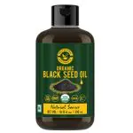 Holy Natural Cold-Pressed Organic Black Seed/Nigella Sativa/Kalonji Seeds Oil (300ml, For Edible, Hair and Skin Care | Weight loss, Immunity Booster | Hair Growth, Hair Fall | Skin Glow, Skin Softness.