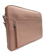 Aspenleather Pink Leather Laptop Bag