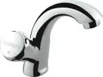 Hindware Contessa Plus F330012CP Kithcen Sink Tap with Swan Neck, Brass with Chrome Finish