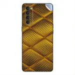 GADGETSWRAP Printed Vinyl Skin Sticker for Oppo Reno 4 Pro - Golden Texture