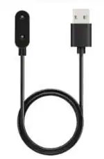 Tech Gear Magnetic Charging Cable 0.3 m Magnetic Charging Cable 1 m USB Dock Charger (Compatible with Compatible with Honor Band 6, Huawei Band 6, Honor Watch ES, Huawei 4X,, Black, One Cable)