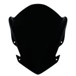 AllExtreme EXRC200 Plastic Windscreen Visor Compatible with KTM RC 200 Front Fairing Windshield Baffle Wind Deflector (Black)