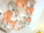 Grand Shop Multicolor Silver Metallic Balloons