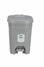 Kolorr Stitch Pedal Waste Bin Modern Design Trash Can Plastic Dustbin - 7L (Daiso Grey)