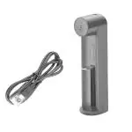 amiciSmart Smart Battery Charger for 21700 20700 26650 18650 18490 16340 14500 10400 Batteries, Universal Rechargeable Battery Charger