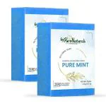 BYPURENATURALS Organic, Mesmerizing, and Natural Glycerin Made Mint Soap For Men Women 125gm Pack of 2