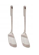 Urban Buy Pure Stainless Steel Cooking and Serving SS Egg Paltaand, MultiColour Kitchen Tools and, MultiColour (Pack of 2)