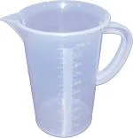 Zms Marketing Transparent Plastic Measuring Jug For Kitchen Cooking Jug Baking And Measuring Liquids Measuring Cup, 1000 Ml