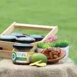 WHOLESOME PARLOUR RamKela Mango Pickle | Organic Homemade Mango Pickle | All Natural Ingredients | RamKela Aam Ka Achar Bottle Pack of 1 (200 gm)