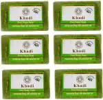 Khadi Herbal Natural Pure Glycerine Neem Soap, 125 Gm Each (Pack Of 6)