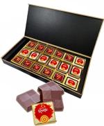Fabbites Happy Rakhi Dry Fruit Chocolate Wooden Gift Box Vegetarian 180 G