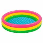 Grest Inflatable Kids 3 Feet Swimming Water Pool, Kiddie Pool Bath Tub For Kids (Multicolor)