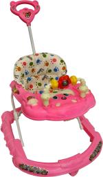 PANDA Musical 3-in-1 Walker With Parent Rod (Pink)
