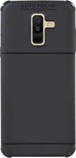 BINTAGE Back Cover for Samsung Galaxy A6+ (2018) (Black, Pack of: 1)