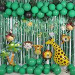 Party Propz Jungle Theme Birthday Decorations Kit For Boys -72 Pcs
