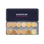 KRYOLAN Supracolor Camoflage Foundation Cream Palette 12 Color Foundation