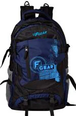 F Gear Orion Navy Blue Black Polyester Rucksack Backpack 46 L
