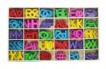 Lakeer Kids Wooden Alphabet Colourful A-z Pack Of Small and Upper Case Letters (5 Small & 5 Upper Case Letters: 10 Letters Each)
