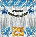 Devdrishti Products Silver Jubilee Happy Anniversary Decoration Pack of 59