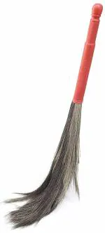 CHAND SURAJ Floral Soft Premium Grass Broom with Plastic Steel Handle (300g)