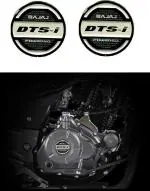 OHITO Vinyl Emblem for Bajaj Pulsar 125, 150, 180, 200, 220 (Black) pack of 2