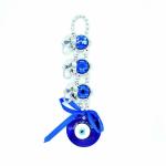 pujaNpujari Three Elephant Evil Eye Nazar Suraksha Wall and Car Hanging for Good Luck Prosperity & Success