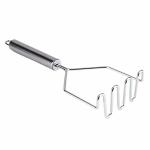 Fableart Stainless Steel Potato Masher - Kitchen Tool for Zig-Zag Design Smooth Mashing