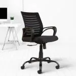 Cellbell C104 Desire Medium-Back Mesh Office Chair[BLACK]