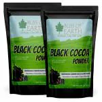 Bliss of Earth Black Cocoa Powder Natural and Unsweetened Carbon Black & Dark Roast Perfect for Cooking & Baking Cakes, Biscuits, Oreo, Chocolates, Smoothies 2x100GM