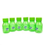 HANBAO Pet Plastic 250ml Water Bottle, 6pcs set, Green
