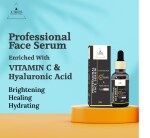 X SKIES Professional face serum enriched with 15% VItamin C & 2% Hyaluronic Acid brightening healing hydrating.