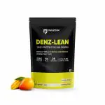 DENZOUR NUTRITION Denz-Lean Whey Protein Powder, For Lean Muscle Gains, Intense Workout & Improved Strength | 22g Protein, 5g BCAA, 2.4g Leucine & 11.75g Eaa- Mango Mania, 1Kg/2.2lb (25 Servings)