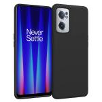 LIRAMARK Liquid Silicone Soft Back Cover Case for OnePlus Nord CE 2 5G / 1+Nord CE 2 5G (Black)
