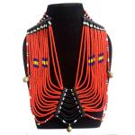 ILANDLO SERVICES PRIVATE LIMITED_Handcrafted Konyak Traditional Naga Beaded Necklace - Ethnic Inspiration