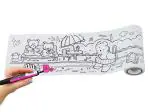 Pindia 1Pc Coloring Roll for Children Kids Toddlers Pocket Friendly Coloring Pages Drawing Art & Craft Pocket Roll