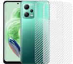 eZell Redmi Note 12 5G Back Screen Protector( Transparent ), 3D Back Skin Carbon Fiber Ultra-Thin Protective Film (2 Packs) Transparent Back Cover for Redmi Note 12 5G with Wet and Dry Wipes