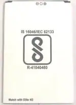 MobCrown Battery Compatible For Swipe Elite 4G 2500Mah