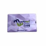 Multy Byte 16GB Pocket-Sized Pen Drive - Debit Card Design, Easy Carry, Hot Plug & Play.