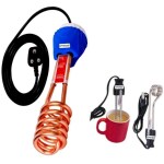 FLYSMART 1500 watt waterproof shockproof immersion rod For Heating Water and with free 250 watt coffee heater mini immersion rod