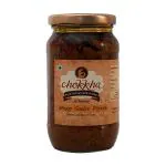 Chokkha Pure Homemade Garlic Mango Pickle, Chutney Form - 400 Gm