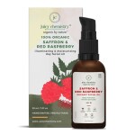 Juicy Chemistry 100% Organic Saffron & Red Raspberry- Illuminating & Moisturizing Day Facial Oil-10ml