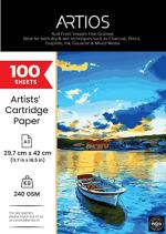 ARTIOS Artists' Cartridge Papers-100 A3 Mixed Media Sheets