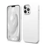 CAPO | Plain & Stylish Silicone Covers | for iPhone 13 Pro Max (White)
