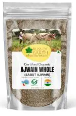 Bliss of Earth Certified Organic Ajwain / Carom Seeds / Bishop's Weed Indian Spices & Masala For Better Hair, Skin,Health & Cooking (500gm)