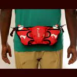 Adventure Worx Hydra Light Run Waist Pouch/Running hydration belt - Red