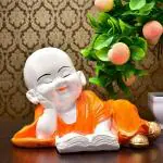 Beckon Venture Polyresin Handcrafted Laughing Buddha Statue 12 cm