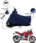 Aamaya Store Blue Two Wheeler Cover For Bajaj Pulsar 250