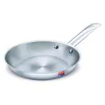 Prestige Tri-ply Splendor Stainless Steel Thick Gauge Fry Pan, 24cm, 1.75L (Silver)