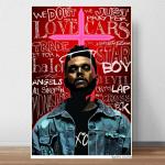 RAINFIRE CREATION The Weeknd Poster for Home Office and Student Room Wall Decor | 12x18 Multcolor RFCP-347 Paper Print (18 inch X 12 inch)